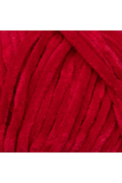 LaVita Yarn خيوط الحياكة اليدوية فيلور بيبي فيلفيت أميجورومي تاكا (3017-RED)