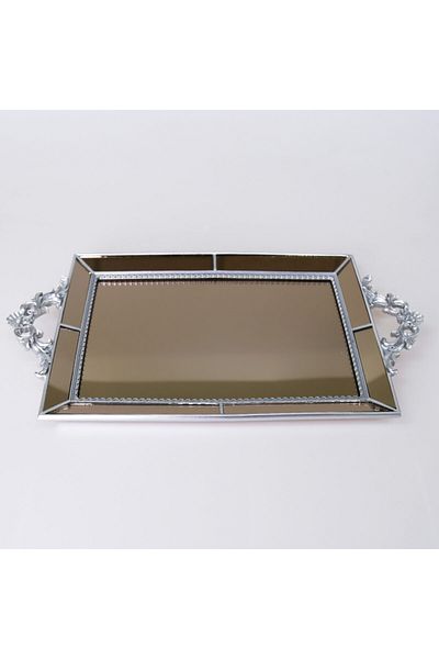 Selim Julia Mirrored Tray Silver