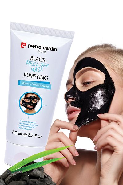 Pierre Cardin Peel Off Purifying Peel Off Black Mask 80 ml