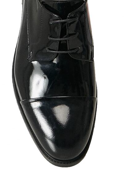 ALTINYILDIZ CLASSICS Ανδρικά μαύρα κλασικά λουστρίνια παπούτσια