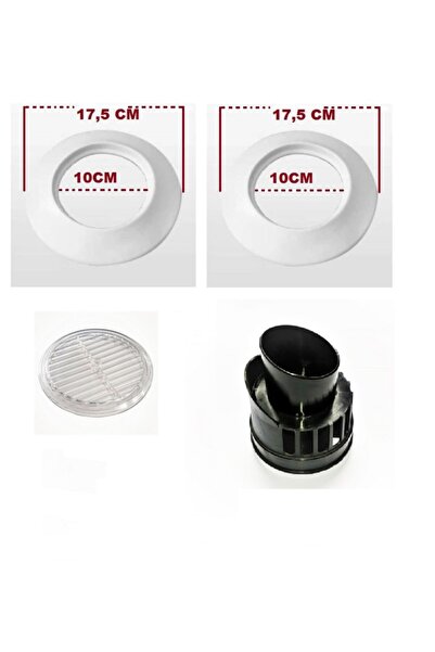 Universal Kombi Borusunun 2 Adet Conta Lastiği 1 Adet Cam Menfez 1 Adet Baca Filtre