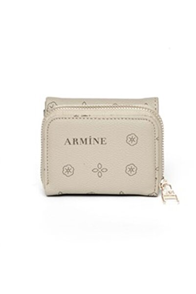 Armine C10 Kadın El Çantası / Cüzdan - Vizon - Tek Ebat