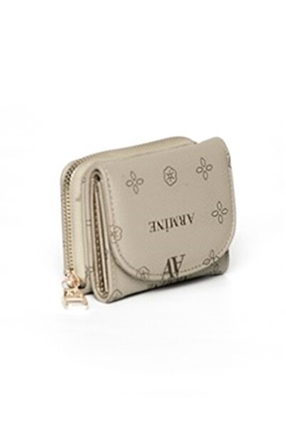 Armine C10 Kadın El Çantası / Cüzdan - Vizon - Tek Ebat