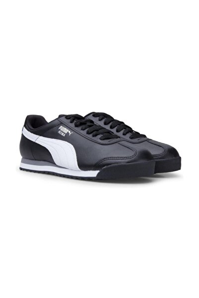 Puma Рома Basic Черно-бели сребърни маратонки