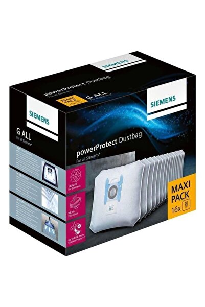 Siemens Elektrikli Süpürgeler Için Toz Torbası 16'lı Paket ( G Tip)