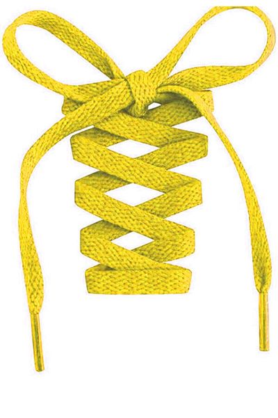 Dopar Yellow Sports Shoe Laces 120 Cm 1 Pair
