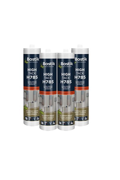 BOSTİK H785 Ultra Güçlü Anında Yapışan Silikon 4 Adet