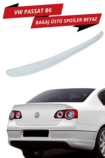 Otowinn Vw Passat B6 Uyumlu Bagaj Üstü Spoiler Beyaz