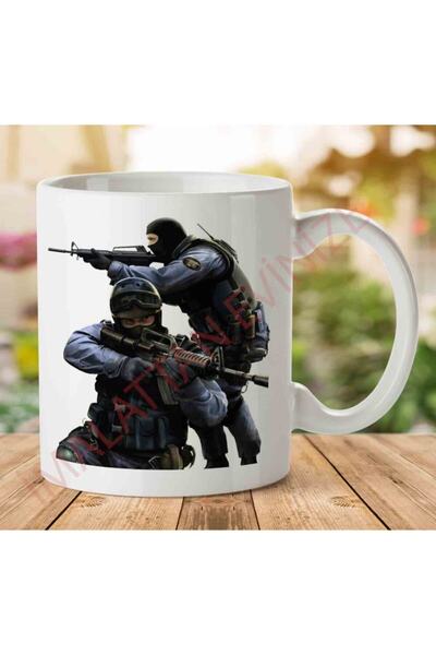 ART HEDİYE كوب كونتر سترايك مطبوع على الجانبين