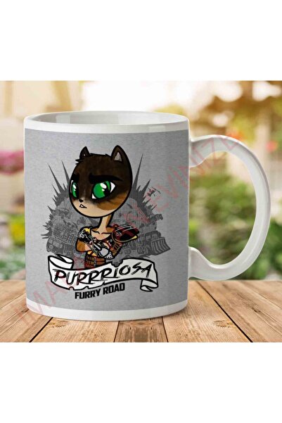 ART HEDİYE كوب Mad Max Furiosa Purriosa مطبوع على الجانبين