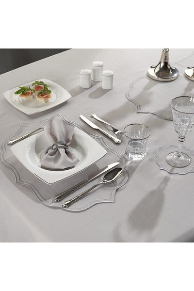ZEBRA CASA Ester 2-pack American Service Γκρι/ασημί