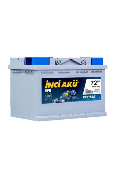 İNCİ AKÜ 72 Ah Efb Akü