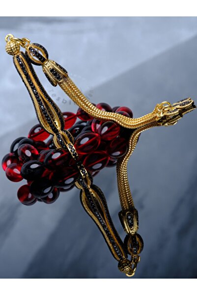 TESBİHEFENDİ Zircon Design Fire Amber Tasbih