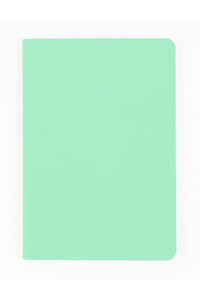 Meteksan Colors A5 Cardboard Cover Notebook, 60 Sheets, Checkered, Green (Filler Compatible)