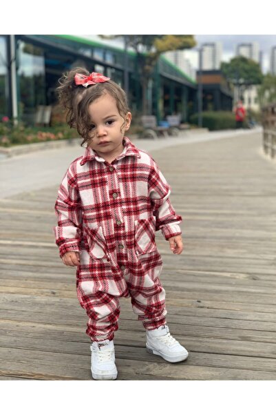 ÇOCUK BUTİĞİM Kiremit Ekose Tulum