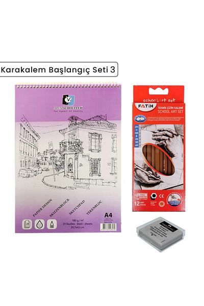 Anka Art Charcoal Starter Set 3 K-3