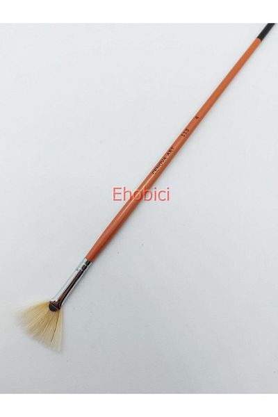 Cenova Art 113 Natural Long Handle Fan Brush No:4