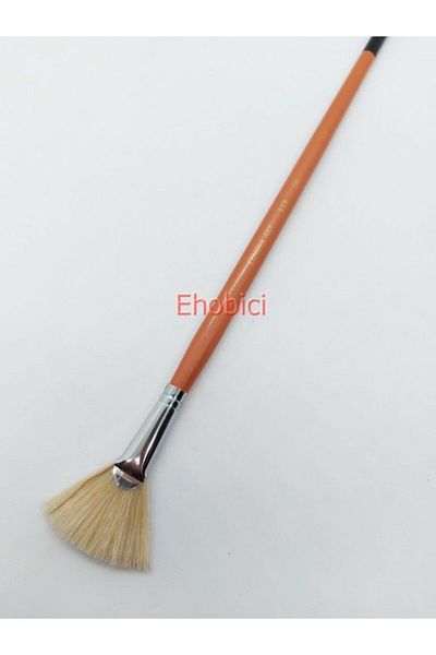 Cenova Art 113 Natural Long Handle Fan Brush No:10