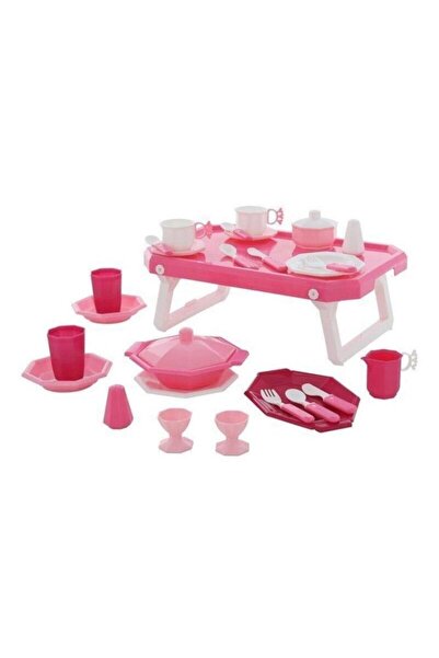 Kelebek Oyuncak Polesie Ayaklı Tepsili Retro Yemek Takımı 29 Parça