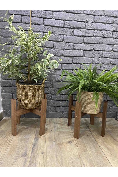 KOVANCI Ahsap Saksı Altlığı Takımı (2ADET)