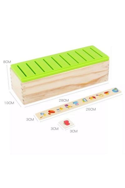Wooden Toys Ertan Ithalat J122 8022 Educational Intelligence Developing Healthy Wooden Loophole Matching Game 123mazgaleşl