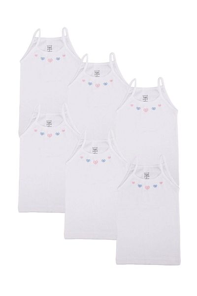 Tutku Meri Shop Κοριτσίστικο εσώρουχο 6 τεμαχίων με σχοινί με ριμπ βαμβακερό εσώρουχο