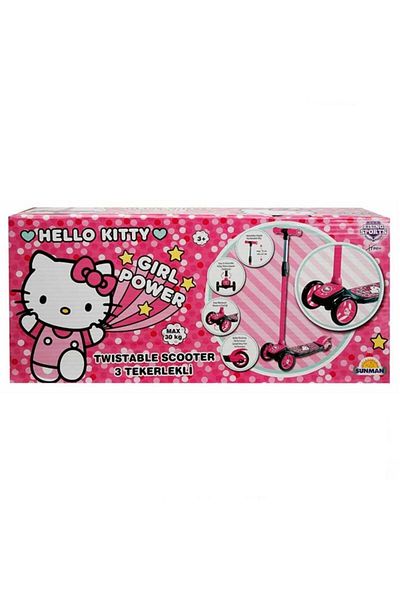 Sunman Hello Kitty Twistable 3 Wheel Scooter
