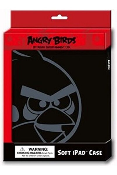 Angry Birds Apple Ipad 9,7 Inç Premium Soft Koruma Kılıfı, Siyah