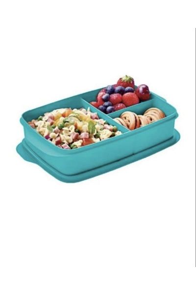 Tupperware صندوق غداء مقسم