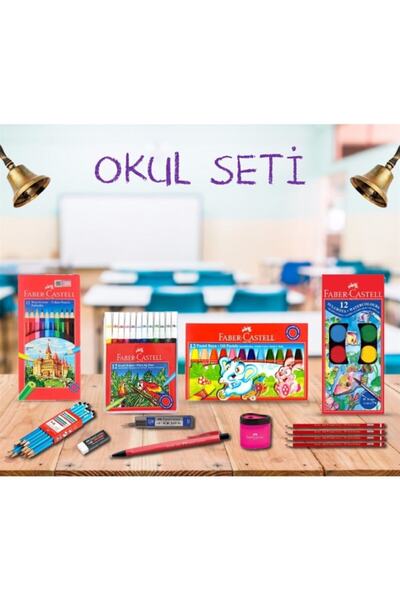 Faber Castell Okul Seti, Kırtasiye Set