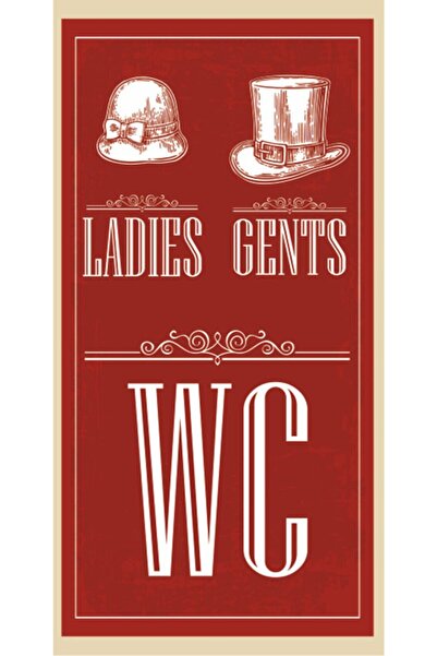 hediyeniburadabul Κυρίες και Κύριοι - Ρετρό Ξύλινη Αφίσα - Ειδική Συλλογή - Hbb