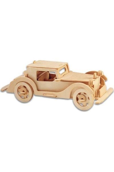 Çağrı 3d Wooden Car Model Puzzle 28 Pieces