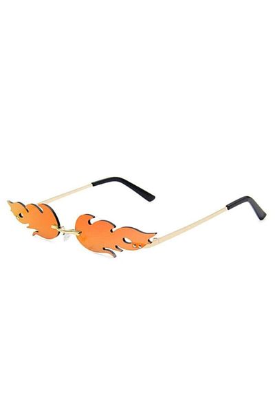 Toz Vintage Unisex Variable Color Frameless Flame Glasses