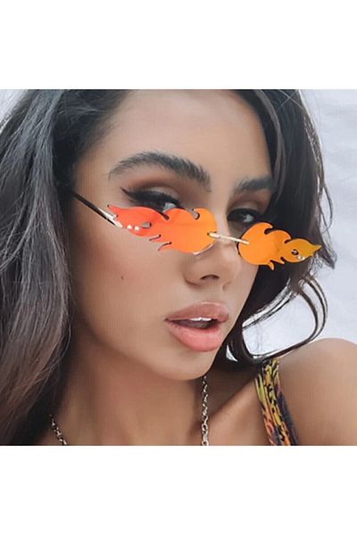 Toz Vintage Unisex Variable Color Frameless Flame Glasses