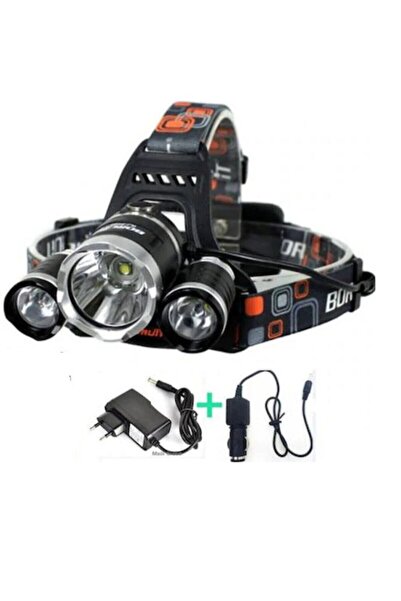 OEM Boruit Led Kafa Feneri 3000lm Xm-l T6 3000 Lümen 3 Mod Şarjlı
