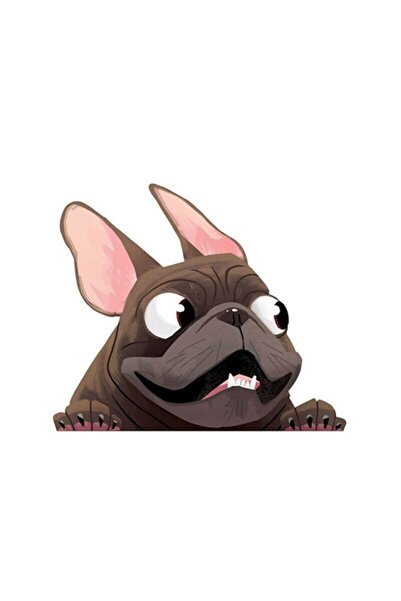 TSC French Bulldog Cute Car Decal 18 Cm Model1