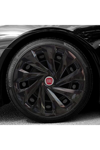 Genel Markalar Kırılmaz Fiat Doblo 15'' Inç Uyumlu Jant Kapağı 4 Adet 1 Takım...