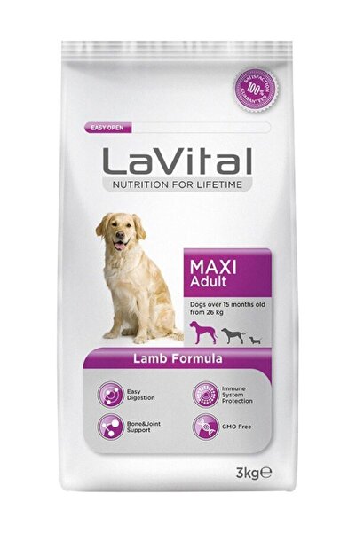 LaVital Lavital Büyük Irk Kuzu Etli Yetişkin Köpek Maması 3kg