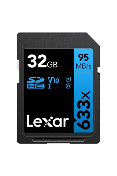 Lexar 32gb Professinal 633x Sdhc Uhsı 95mb S  Okuma 20mb S Yazma C10 V10 U1 H...