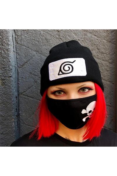 Köstebek Favoriconsept - Anime Naruto Konohanourokakurenomura Large Symbol Beanie