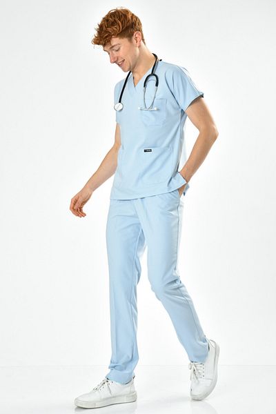 Owlet Medikal Set uniformă chirurgicală Lycra Baby Blue