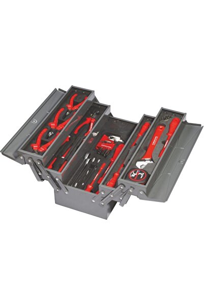İzeltaş Elektrikçi Tip Beş Gözlü Dolu Takım Çantası 45 Parça (8420005046)