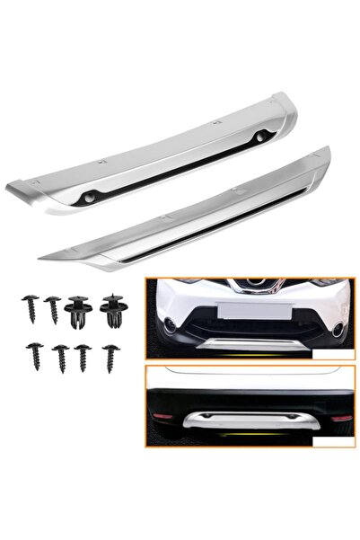 Genel Markalar Plus Oto Aksesuar Nissan Qashqai Uyumlu Ön Arka Tampon Ek Koru...