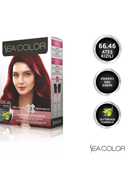 Sea Color 66.46 Ateş Kızılı Set Boya 2li