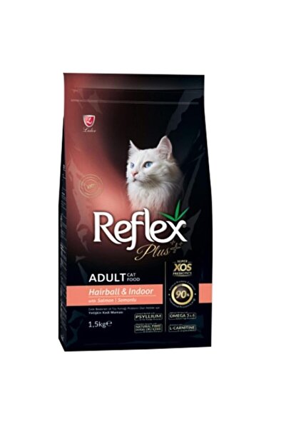 Reflex Plus Hairball Somonlu Yetişkin Kedi Maması, 1.5 Kg
