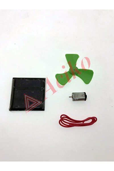 ACIKO Mini Güneş Paneli Motoru Ve Pervane Seti