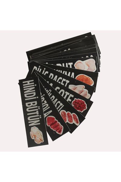 Yamani Display Roller Price Cassette PVC Small Butcher Picture Package