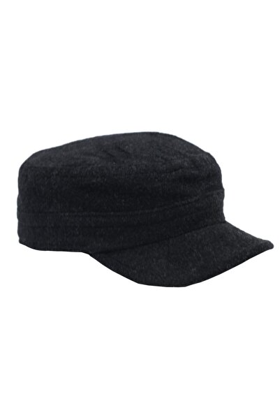 şapkadan Castro Şapka Yün Outdoor Kasket Kışlık Kep Kastro Siyah