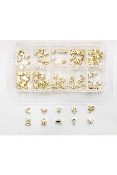 yiğit aksesuar No Karama Gold Plated Intermediate Apparatus Set 100 Pieces