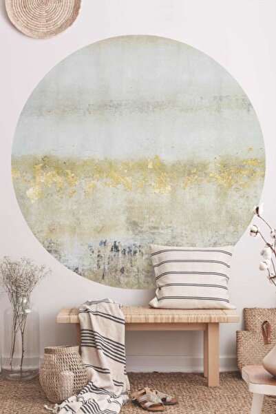 Sticker Ekspres Yuvarlak Sanat Manzara Duvar Sticker